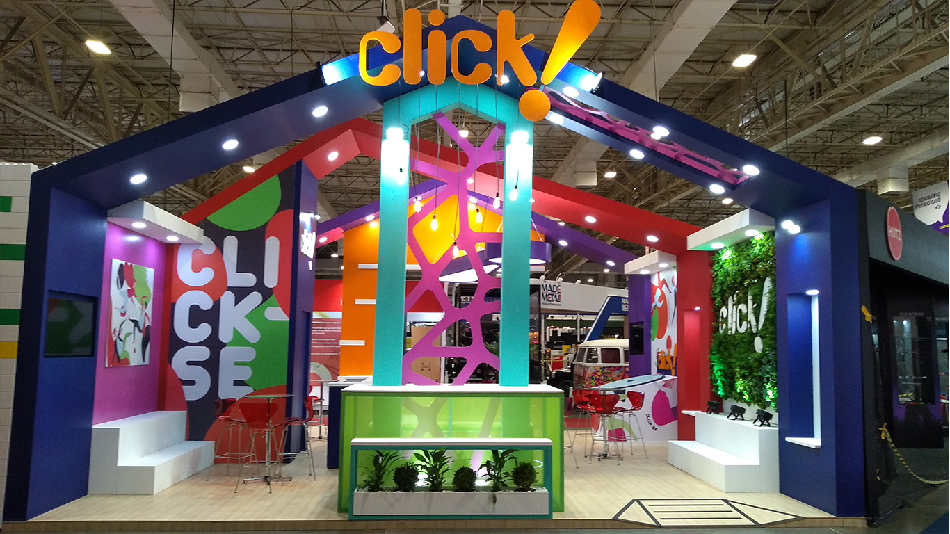 Stand Click evento Brazil Promotion - Montagem de Stands para Eventos